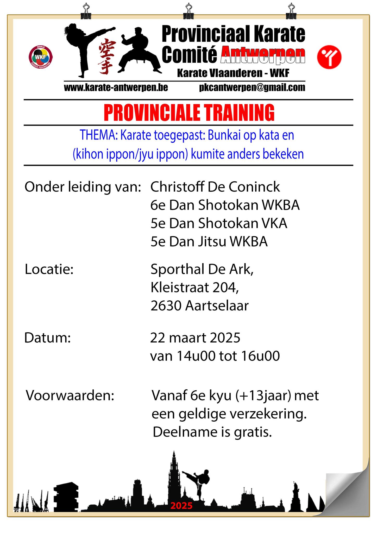 Provinciale training